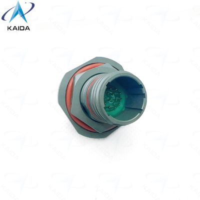 5 A Corrente Nominale MIL-DTL-38999 Serie Ⅲ Presa a Dado di Bloccaggio per Applicazioni Industriali e Aerospaziali. Cadmio Verde Oliva. TV07WCI11-35PA