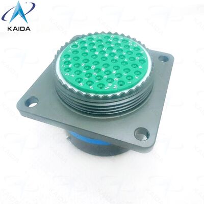 Connettore circolare MIL DTL 38999 Serie Ⅰ con finitura del guscio in cadmio verde oliva, con contatti a crimpare per prestazioni. MS27656T23B55SN