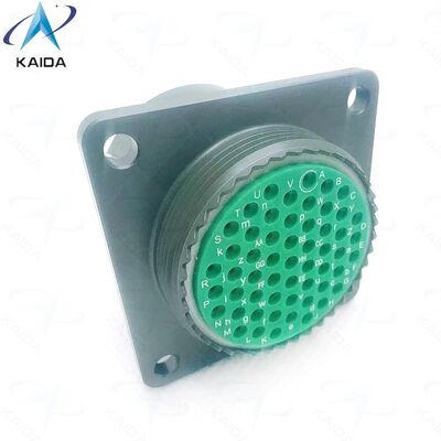 Connettore circolare MIL DTL 38999 Serie Ⅰ con finitura del guscio in cadmio verde oliva, con contatti a crimpare per prestazioni. MS27656T23B55SN