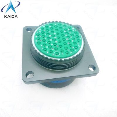 Connettore circolare MIL DTL 38999 Serie Ⅰ con finitura del guscio in cadmio verde oliva, con contatti a crimpare per prestazioni. MS27656T23B55SN