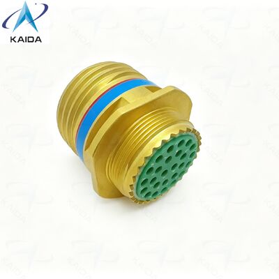 Connettore MIL DTL 38999 Serie III con passivazione in bronzo. TV01.D38999/21TE26SN. Disposizione inserto 17-26. 26 pin femmina.