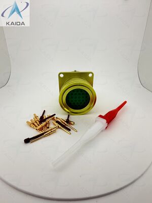 Accoppiamento a baionetta ZH23-10/22P-6-B.Connettore elettrico circolare serie ZH23 sostituti dei russi SNTs23.Adattatore a fascia