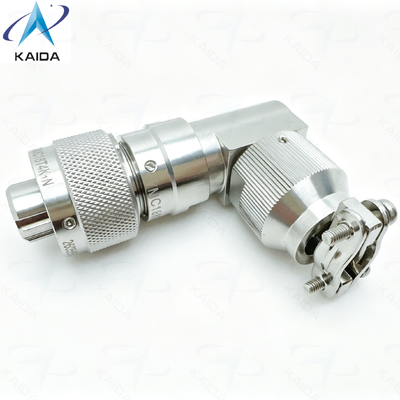 4 Number of Contacts YMC Series Corrosion-Resistant & Waterproof Electrical Connectors YMC18T4K1N.Stainless Steel Passivated.90° Backshell