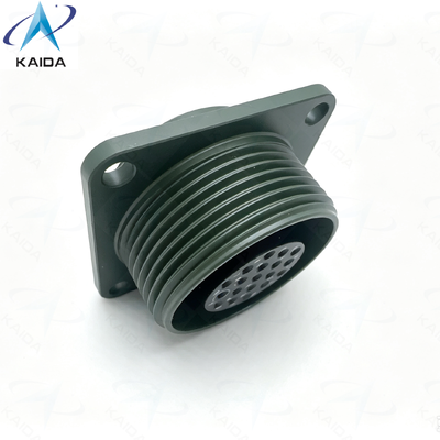 Tipo di contatto per saldatura MIL-DTL-26482 Serie I Collegatore circolare con tensione nominale di 500 V.Custom Square Flange Receptacle.MS3112R14-19SN-01