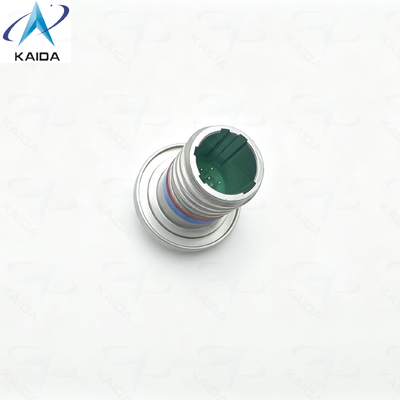 Connettore MIL DTL 38999 Serie III con attacco saldato ermetico. D38999/27NA35PN. Acciaio inossidabile passivato.